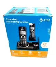 AT&T CL82219 DECT 6.0 2 Cell Wireless Phone Comes Handset Intercom Long Range