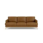 Zane 3 seat with oak leg