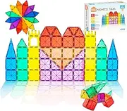Magnetic Tiles for Toddler Magnetic Building Blocks Preschool Learning Sensory Montessori Toys for 3+ Year Old Boys and Girls, Safe Creativity Toddler Kids Toys