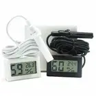 Mini Probe Sensor Temperature Humidity Meter Digital LCD Thermometer Hygrometer