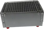 Kisangel Professional Iron Alloy Outdoor Barbecue Grill Portable Bbq Stove with Grill Mesh for Camping Picnics and Backyard Gatherings Resistant Multi Functional and Sturdy Design