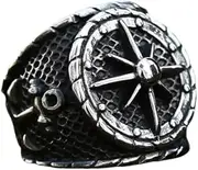 [Generic] Vintage Compass Anchor Ring for Men, Unique Jewellery, Symbol Of Direction And Strength, Silver