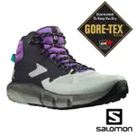 出清【SALOMON 法國】男 PREDICT HIKE GTX 中筒登山鞋『黑/海洋灰/皇家紫』414610 越野鞋