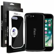 iFace Case For iPhone 7 Plus /8 Plus Slimming Drop Proof Shockproof Hard Silicone Back Cover (Black)
