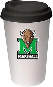 NCAA Marshall Thundering Herd Logo Travel Mug