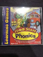 Jump Start Phonics CD-ROM Ages 4-6 PC/Mac 1999 Educational Games Homeschool Kids