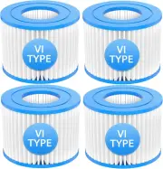 Type VI Cartridge Hot Tub Spa Filter Replacement Compatible with Lay-Z-Spa Colem