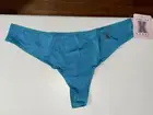 Savage x Fenty Women's Microfiber Thong Moody Blue Large