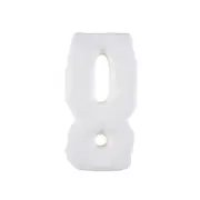 Maine & Crawford Baird 28x15cm Porcelain Duel Tubular Vase - White