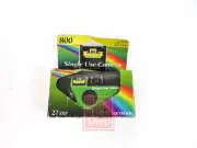 Single Use Disposable Camera 27 EXP 800 Film New Old Stock