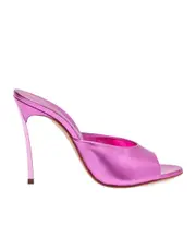 Blade Flash100mm patent-leather mules 37,40.5 Pink