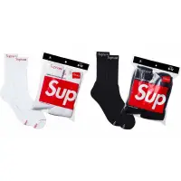 在飛比找蝦皮購物優惠-【快克選物】Supreme Hanes Crew socks