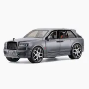 Catzon 1:20 Cullinan Alloy Car Model with Pull-Back Functionality and Sound Light Effects-SliverGray