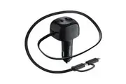 CHOETECH TC0036 PD45W USB-C+USB-A car charger with C+L Interface