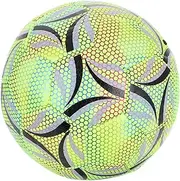 YARNOW Football Official Match Size Luminous Soccer Ball Night and Girls Adults Training