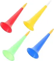 COSMEVIVI 4pcs Soccer Cheering Trumpets Noise Maker for Party Props for Sporting Events and Football Games