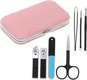 NOLITOY Essential Manicure Tool Kit Nail Clippers Tweezers Scissors File Travel-friendly