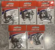5 Packs Eagle Claw Octopus Hooks Size 3/0