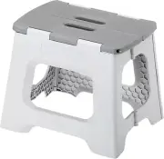 Vigar Compact Step Stool Foldable, 10-1/2-Inch Step Stools for up to 330 Pound,