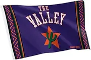 Desert Cactus Phoenix Suns Flag NBA 100% Polyester Indoor Outdoor 3x5 feet National Basketball Association Team Flags (Flag City Edition 24-25 A)