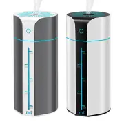 1000ml Humidifiers for Bedroom Large Room, Ultrasonic Cool Mist Humidifier USB
