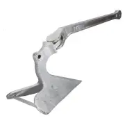 Plough Cruising Anchor 7kg Galvanised Swivel Shank for Medium Boats / Yachts