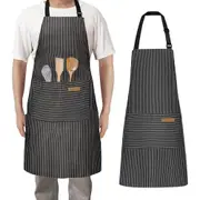 Kitchen Adjustable Cooking Aprons with 2 Pockets Kitchen Cooking Aprons Cooking Apron