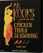 Mr. Kooks Chicken Tikka Seasoning Medium Spicy