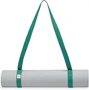Gaiam Easy-Cinch Yoga Mat Sling - Durable Carrying Strap for Yoga Mat with Metal D-Rings for Secure Fit (No Mat Included)