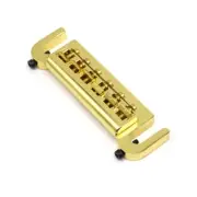 Wraparound Electric Bridge Tailpiece Intonatable Combo Bridge Tailpiece Gold