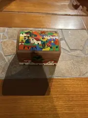 Hand Made Wooden Trinket Box A3