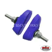 BMX Kool Stop Vans Brake Pads - Threaded Post - Sold In Pairs - Dark Blue