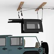 Hard Top Removal Lift for Jeep Wrangler JL JK Models and Ford Bronco, Hardtop Overhead Garage Storage Hoist with Anti-Drop System, Supports 8-14 ft. Ceiling