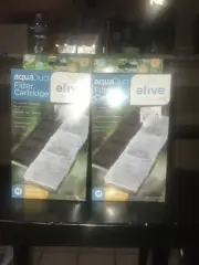 (2)elive AquaDuo FILTER CARTRIDGES MEDIUM 6 PACK AQUA DUO 10&20FISH TANK FILTERS