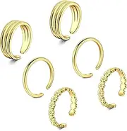 TOKRING Toe Rings for Women Adjustable Toe Rings Beach Foot Summer Sandals Jewelry Silver Rose Gold