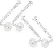 Wall Hooks 4pcs Wall Light Luxury Hook Hooks Keys Wall Hook Wall Mount Hook Home Wall Hook Decorative Wall Hook Plastic Decorate Hanging Adhesive Hooks