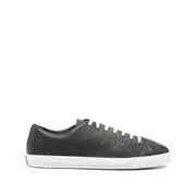[Prada] Prada Aged-effect Lace-up Low-top Sneakers 10 US BLACK