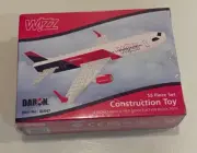 Hungary Wizz Air Construction Toy Passenger Plane Airplane - 55 Piece Set - NEW
