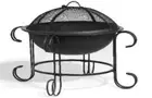 3 n 1 Cooking Fire Pit Black Steel outdoor bbq camping, entertaining area NEW