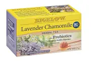 6 Boxes✨ Bigelow Lavender Chamomile Probiotic Tea Caffeine Free 108 Bag 18 Count