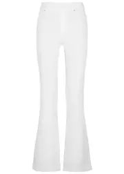 Spanx White Flared Jeans - L L