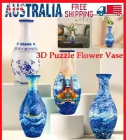 Unique Arts 3D Puzzle Vase for Flowers Adults DIY Craft Kit Mind Challenge