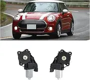 Compatible for MINI Cooper R56 2013 Car Front Power Window Motor 67622757044 67622757043(Black Silver Right)