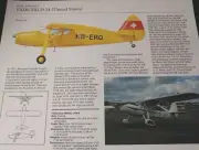 Fairchild 24 Plane Picture Aircraft Out of Print Article Spec Sheet Wall Art