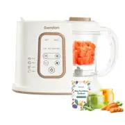 Large 4.5 Cup Baby Food Maker, 4-1 Steamer and Blender Food Processor for Hom...
