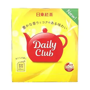 【江戶物語】日東紅茶 Daily club 紅茶茶包 40袋 紅茶 茶包 日東 下午茶 日本必買 日本進口