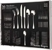 New STANLEY ROGERS 56 Piece Manchester Cutlery Gift Boxed Set Fork Knife Spoon