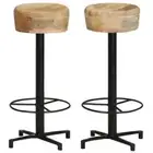 Bar Stool Bar Seat Counter Height Island Stool for Pub Solid Mango Wood vidaXL