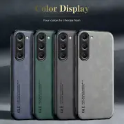 Soft Leather Case for Samsung S24 23 S22 S21 S20 Ultra Plus A33 A70 Bumper Cover