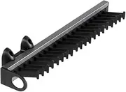 A Series Slide Out Wardrobe Tie Rack - Side Mount - Holds 20 Ties